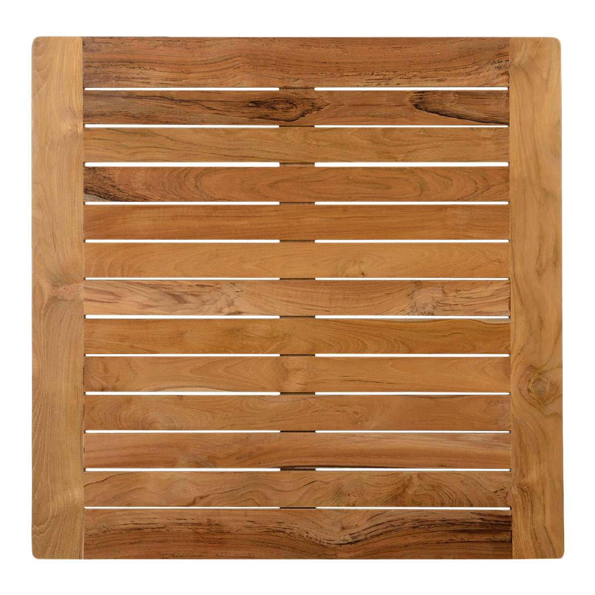 24 x 24 Teak Wood Table Top, 11/8 Thick Restaurant Furniture, A1